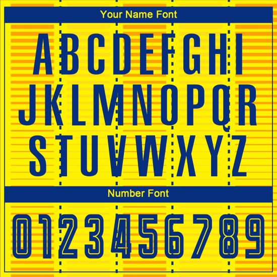 Benutzerdefinierte Royal-Orange Uniform Trikot Fußball Sublimation Gold Benutzerdefinierte Royal-Orange Uniform Trikot Fußball Sublimation Gold