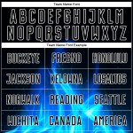 Benutzerdefinierte Uniform Weiß Fußball Sublimation Jersey Flamme Schwarz Benutzerdefinierte Uniform Weiß Fußball Sublimation Jersey Flamme Schwarz