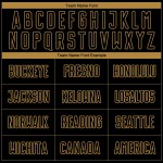 Gold-Grau Schwarz Jersey Fußball Sublimation Alte Custom Uniform Gold-Grau Schwarz Jersey Fußball Sublimation Alte Custom Uniform