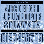 Blau Fußball Custom Geometrische Formen Sublimation Uniform Schwarz Licht Jersey Blau Fußball Custom Geometrische Formen Sublimation Uniform Schwarz Licht Jersey