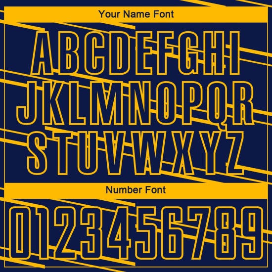 Linien Gelb Sublimation Uniform Jersey Navy Custom Fußball Linien Gelb Sublimation Uniform Jersey Navy Custom Fußball