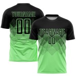 Fußball Schwarz Custom Erbse Sublimation Uniform Grün Jersey Fußball Schwarz Custom Erbse Sublimation Uniform Grün Jersey