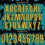 Schwarz Teal Custom Gold Uniform Fußball Sublimation Jersey Schwarz Teal Custom Gold Uniform Fußball Sublimation Jersey