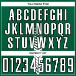 Arrow Green Custom Weiß-Schwarz Uniform Kelly Fußball Formen Sublimation Jersey Arrow Green Custom Weiß-Schwarz Uniform Kelly Fußball Formen Sublimation Jersey