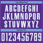 Verblassen Lila Uniform Weiß-Hellblau Sublimation Jersey Mode Benutzerdefinierte Fußball Nadelstreifen Verblassen Lila Uniform Weiß-Hellblau Sublimation Jersey Mode Benutzerdefinierte Fußball Nadelstreifen