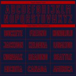 Uniform Sublimation Custom Fußball Rot Navy Trikot Uniform Sublimation Custom Fußball Rot Navy Trikot