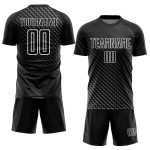 Sublimation Jersey Formen Weiß Uniform Fußball Schwarz Geometrisch Benutzerdefinierte Sublimation Jersey Formen Weiß Uniform Fußball Schwarz Geometrisch Benutzerdefinierte