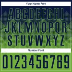 Fußball Custom Neon Jersey Grün Navy Sublimation Uniform Fußball Custom Neon Jersey Grün Navy Sublimation Uniform