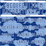 Uniform Custom Pattern Royal Sublimation Cloud Soccer Weiß Trikot Uniform Custom Pattern Royal Sublimation Cloud Soccer Weiß Trikot